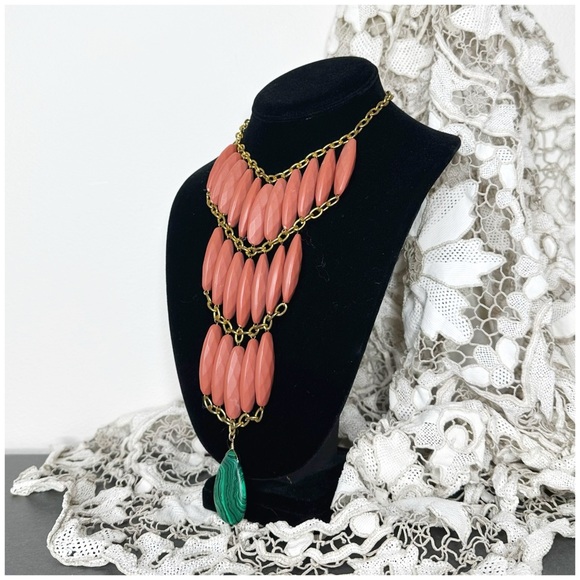 Anthro “Almond Tiers Necklace” by David Aubrey - Picture 2 of 8